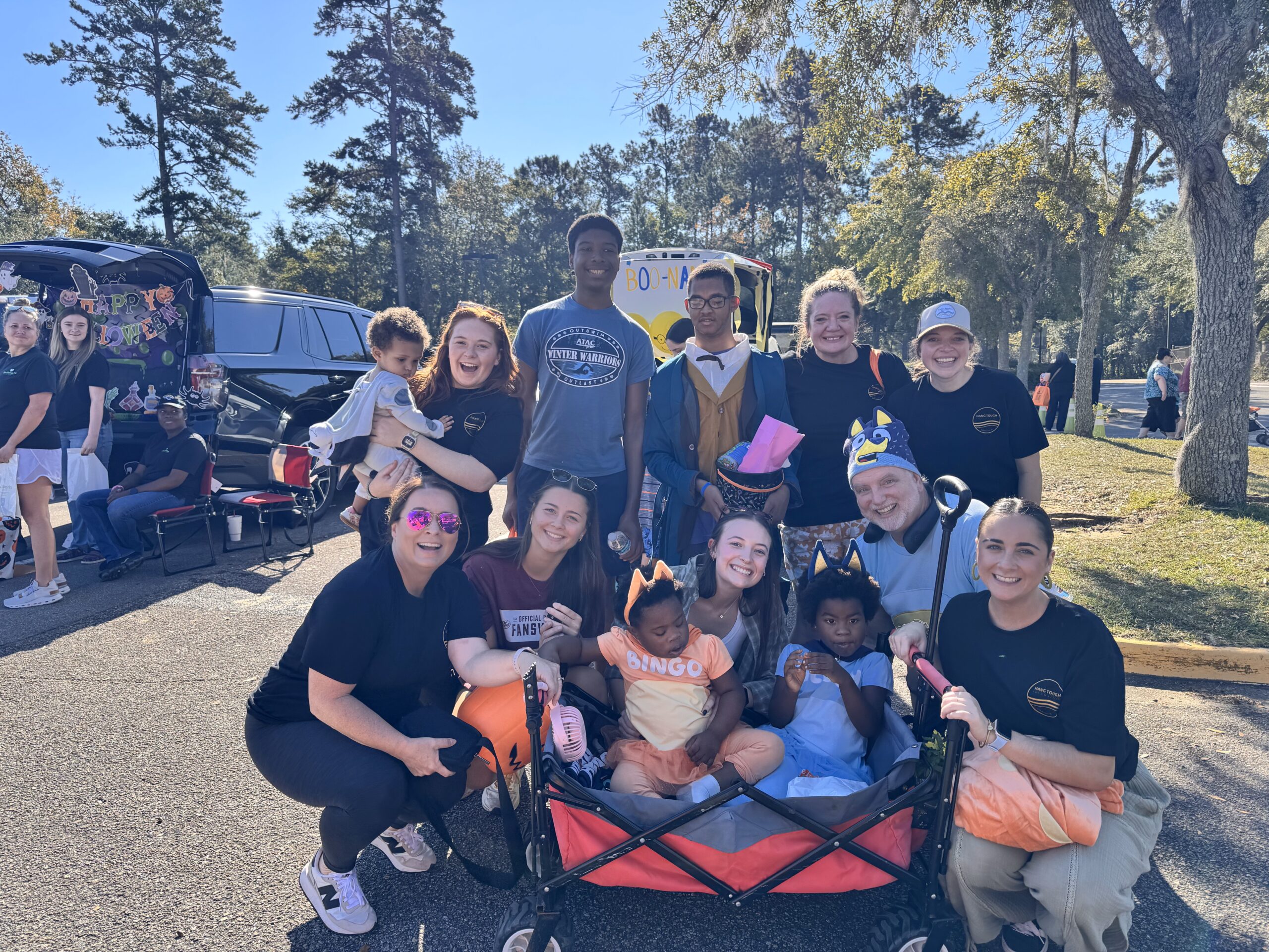 Family members including heroes, sidekicks, and caregivers